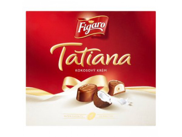 Figaro Tatiana конфеты из молочного шоколада с начинкой из кокосового крема 190 г